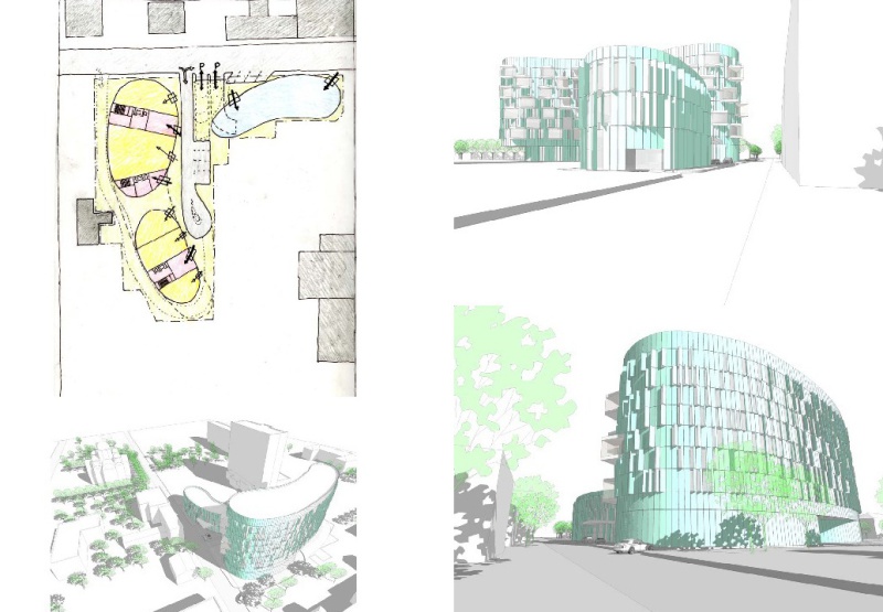 Office & Residential Complex with underground parking, KRASNODAR