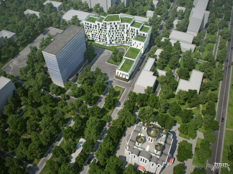 Office & Residential Complex with underground parking, KRASNODAR