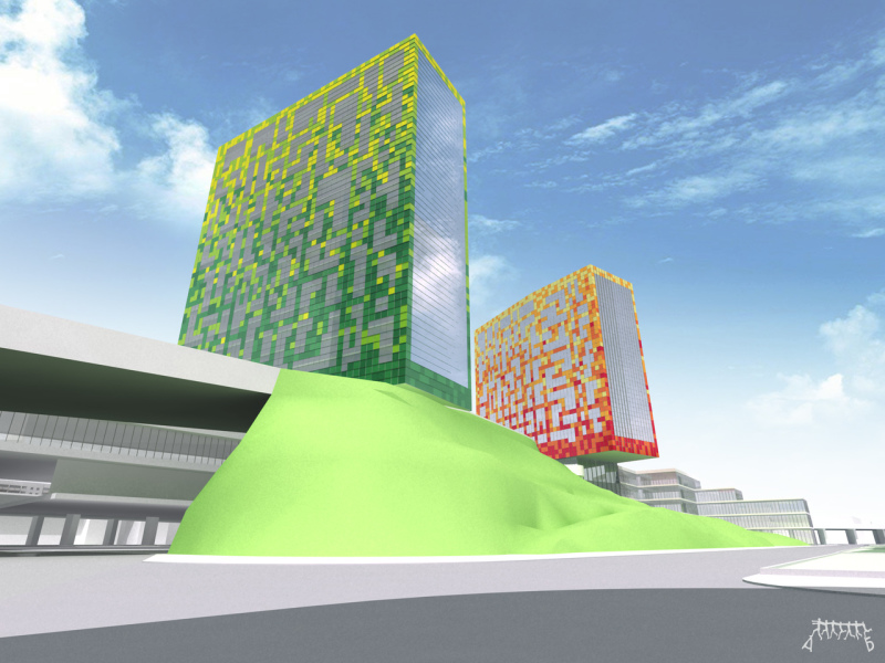 Residential Complex with adjacent commercial premises and underground parking, PERM
