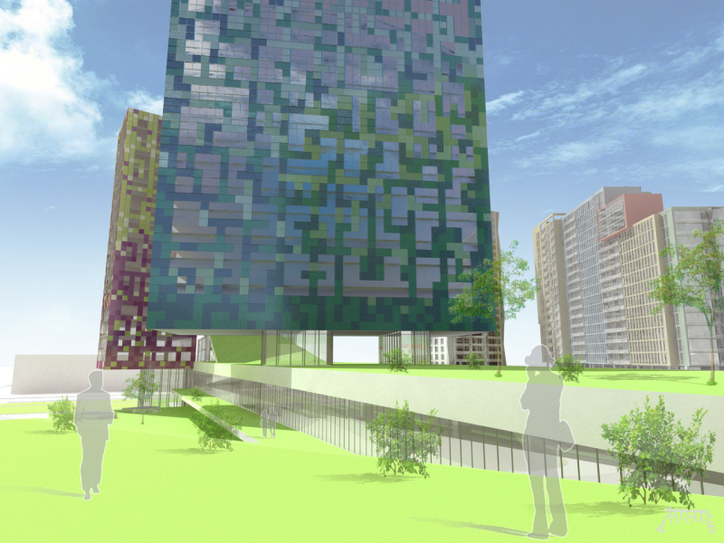 Residential Complex with adjacent commercial premises and underground parking, PERM