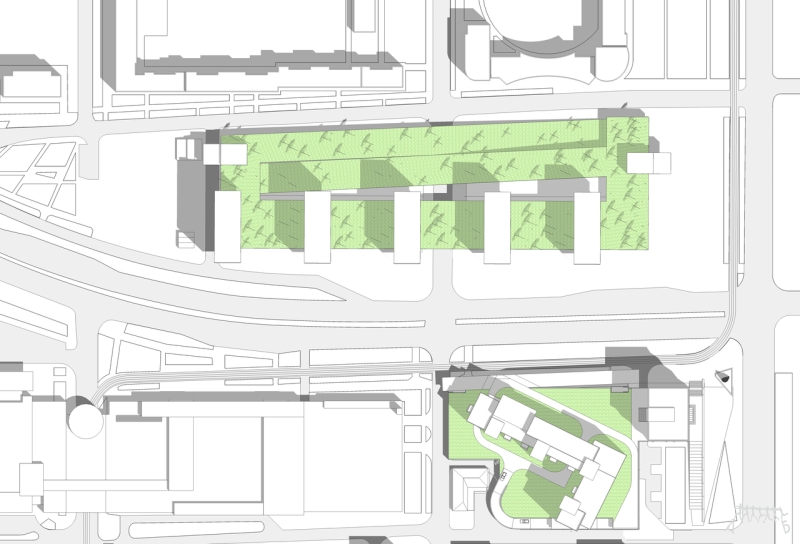 Residential Complex with adjacent commercial premises and underground parking, PERM