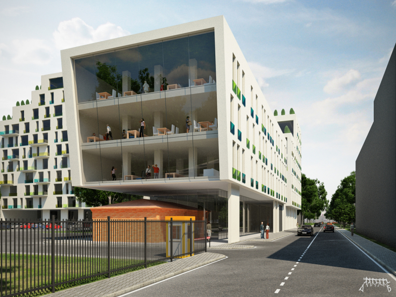 Office & Residential Complex with underground parking, KRASNODAR
