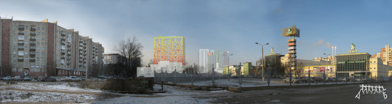 Residential Complex with adjacent commercial premises and underground parking, PERM