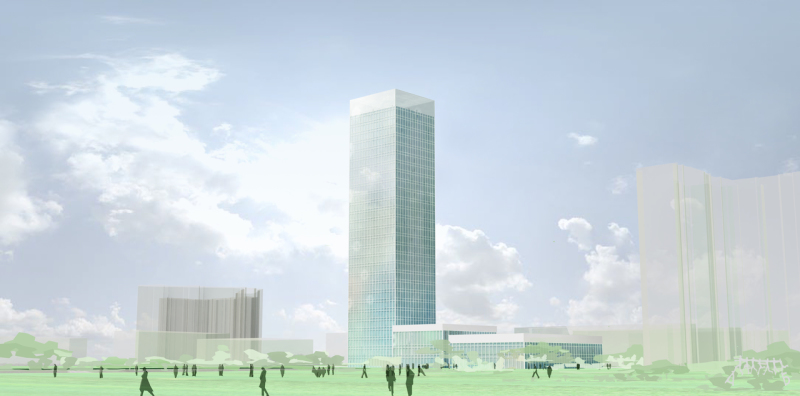 Fitness Complex with administration area and underground parking, MOSCOW, PROEZD NANSENA
