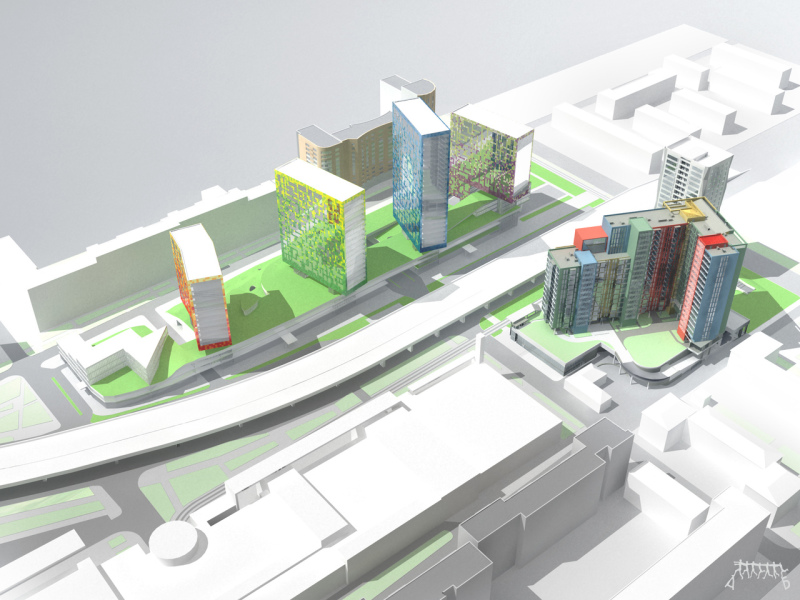 Residential Complex with adjacent commercial premises and underground parking, PERM