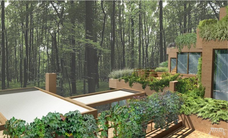 PRIVATE COUNTRY HOUSE, SOSNY