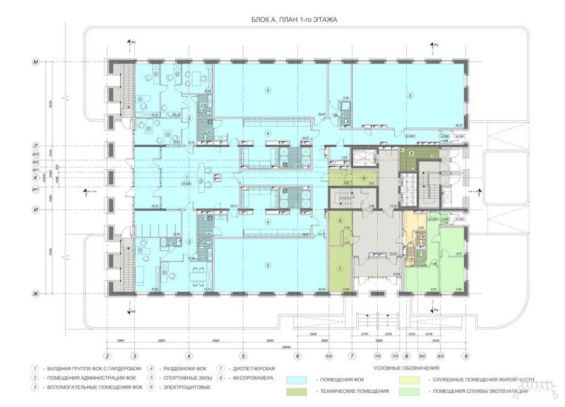 Residential Complex with Fitness Centre and underground parking, MOSCOW, ISKRA STREET