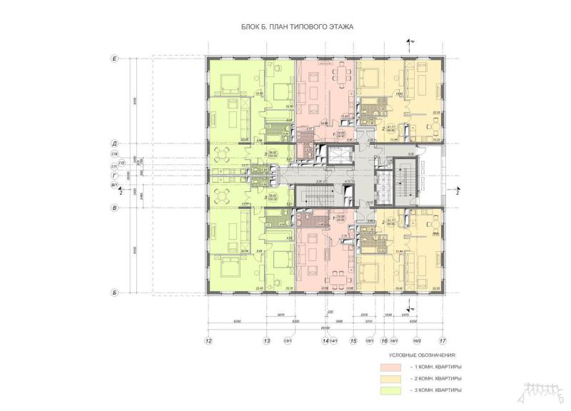 Residential Complex with Fitness Centre and underground parking, MOSCOW, ISKRA STREET