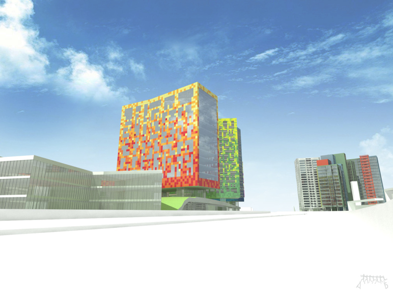 Residential Complex with adjacent commercial premises and underground parking, PERM