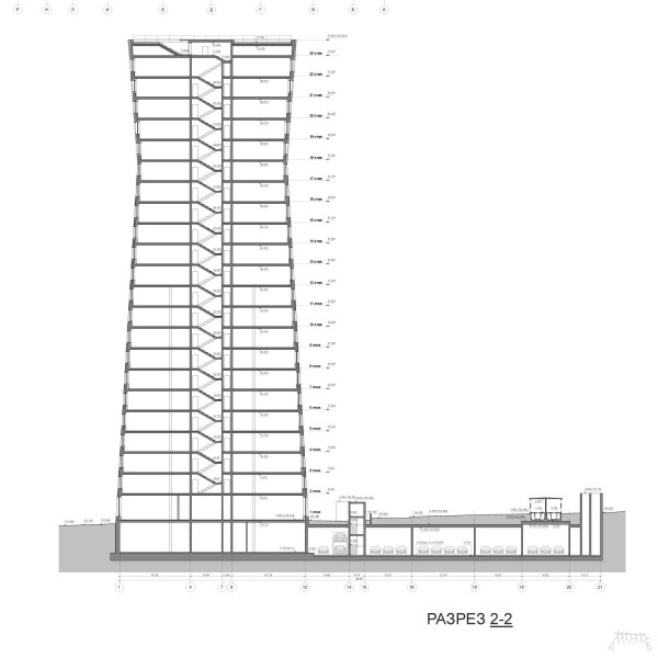 Residential Complex with Fitness Centre and underground parking, MOSCOW, KOMMINTERNA STREET